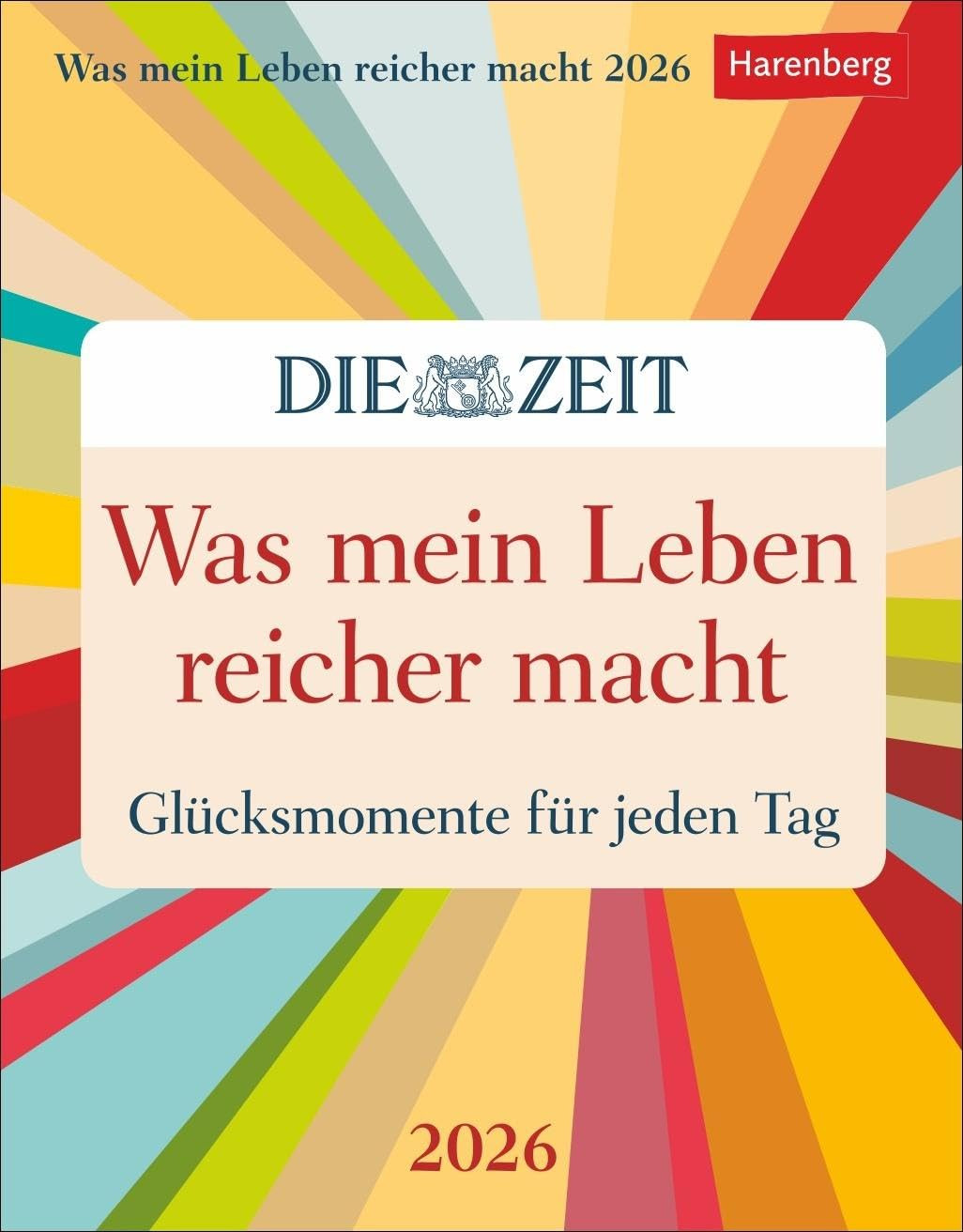 Was mein Leben reicher macht Tagesabreißkalender 2026 - Glücksmomente für jeden Tag: Abreißka... | Amazon (DE)