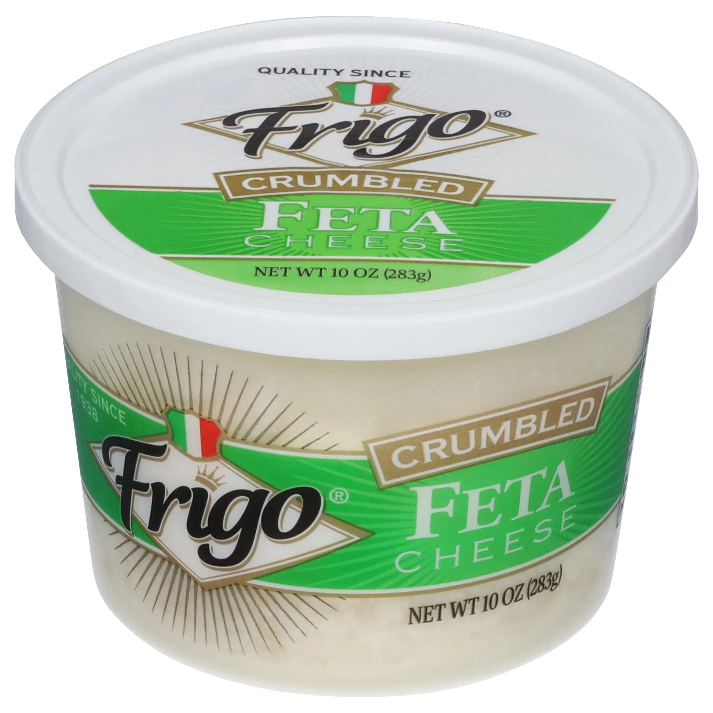 Frigo Crumbled Feta Cheese, 10 oz Refrigerated Plastic Cup | Walmart (US)