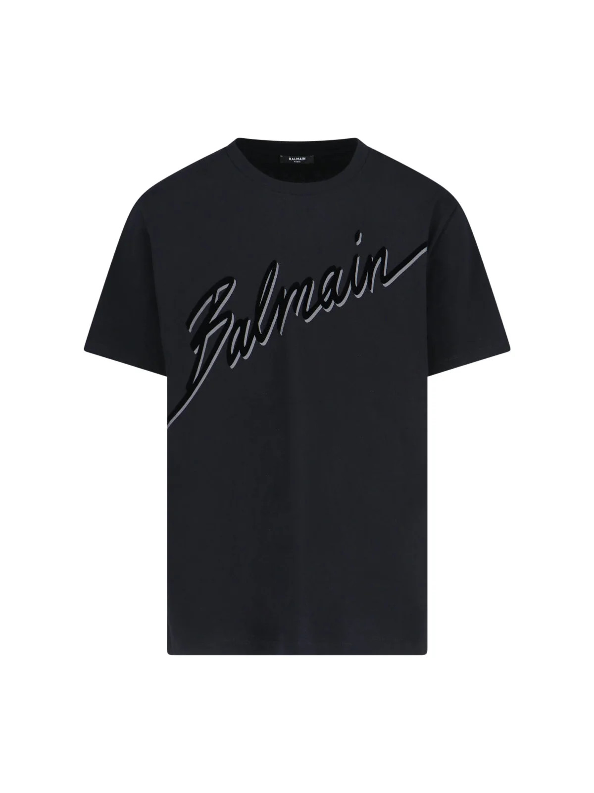 Balmain Logo Detailed Crewneck T-Shirt | Cettire Global