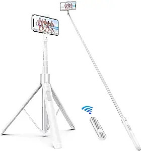 ATUMTEK 60" Selfie Stick Tripod, All in One Extendable Phone Tripod Stand with Bluetooth Remote 3... | Amazon (US)