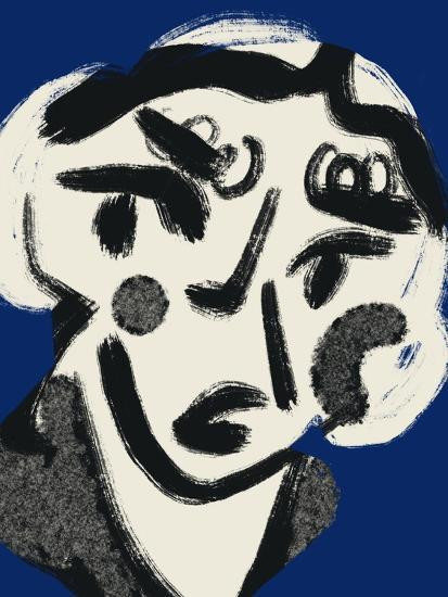 Madame in Blue | Art.com