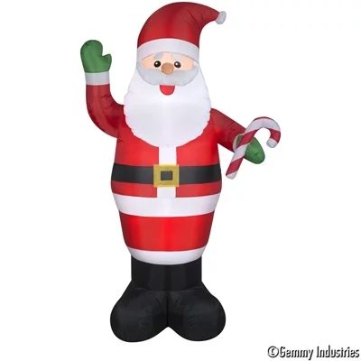 Holiday Time 9ft Santa Inflatable | Walmart (US)