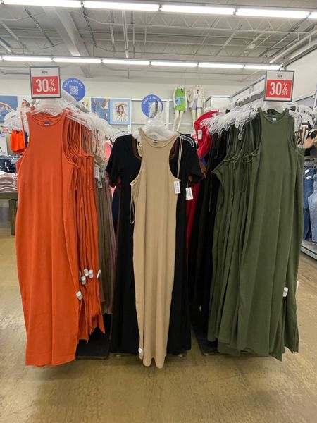 LOVED these long ribbed dresses from Old Navy! They even had a built in bra!!! Perfect to dress up or wear casually. Grab them while they are 30% off.

#LTKunder50 #LTKstyletip #LTKsalealert