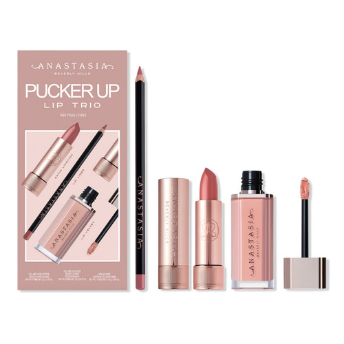 Dusty Rose Pucker Up Lip Trio - Anastasia Beverly Hills | Ulta Beauty | Ulta