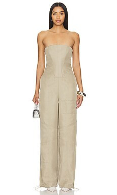 Lovers and Friends Meadow Jumpsuit in Sage Green from Revolve.com | Revolve Clothing (Global)