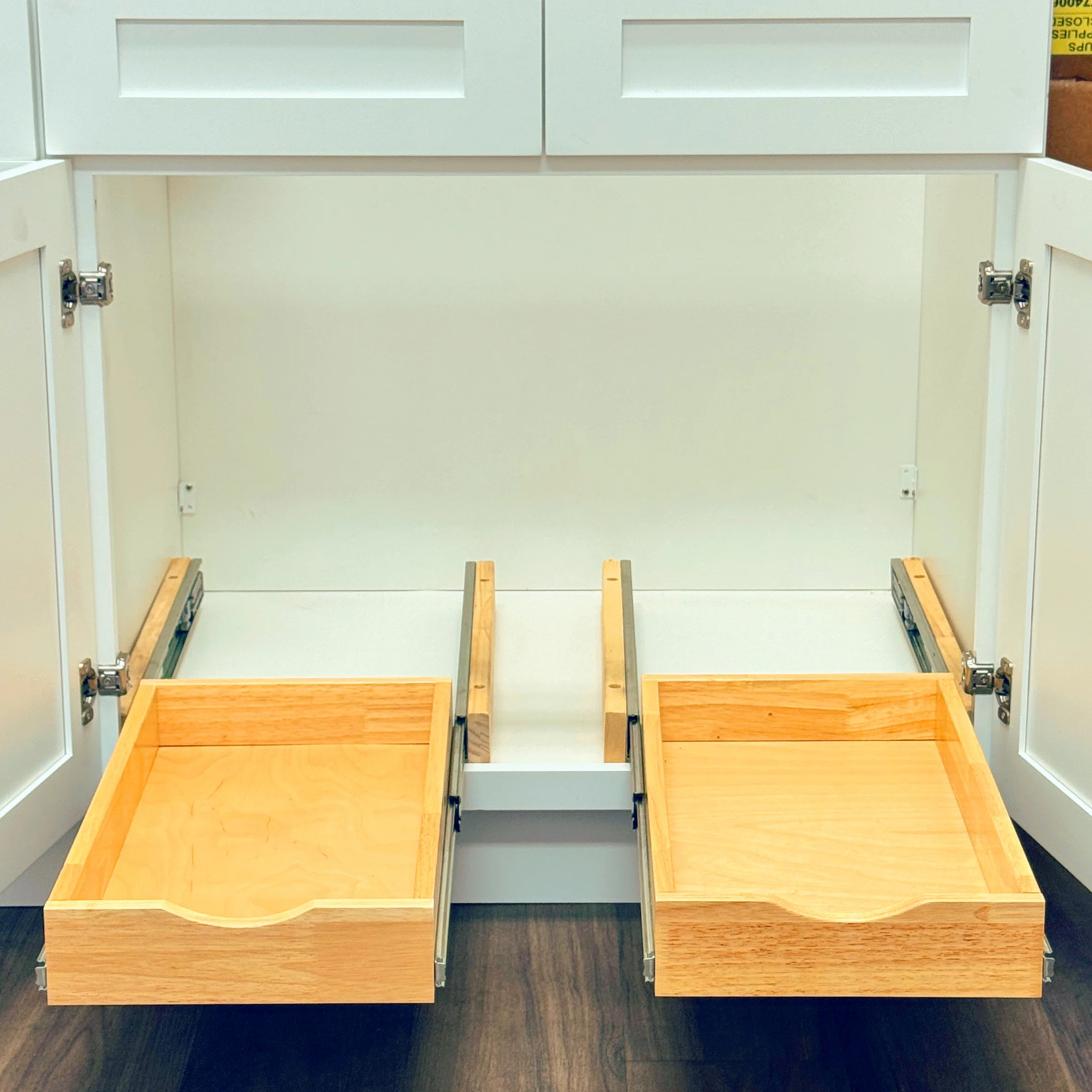 Prestridge Soft Close Cabinet Drawer Wood Pull Out Tray Drawer Box Kitchen Cabinet Organizer Cabi... | Wayfair North America