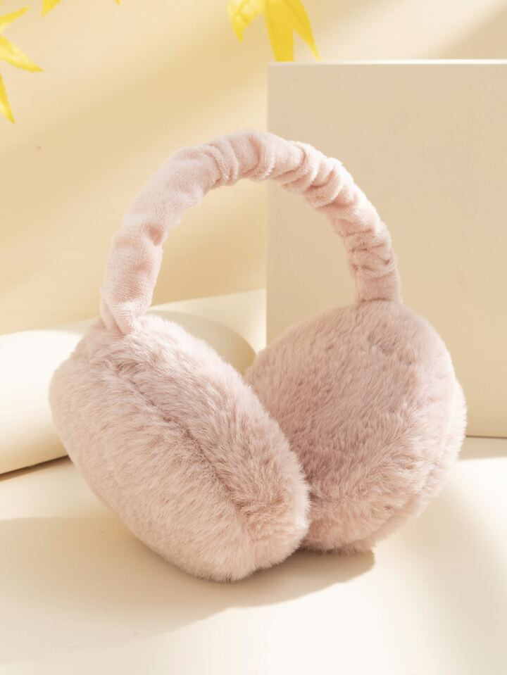 Solid Fuzzy Earmuffs | SHEIN