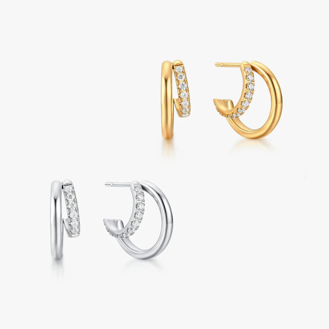 Seeing Double Hoops | Flaire & Co.