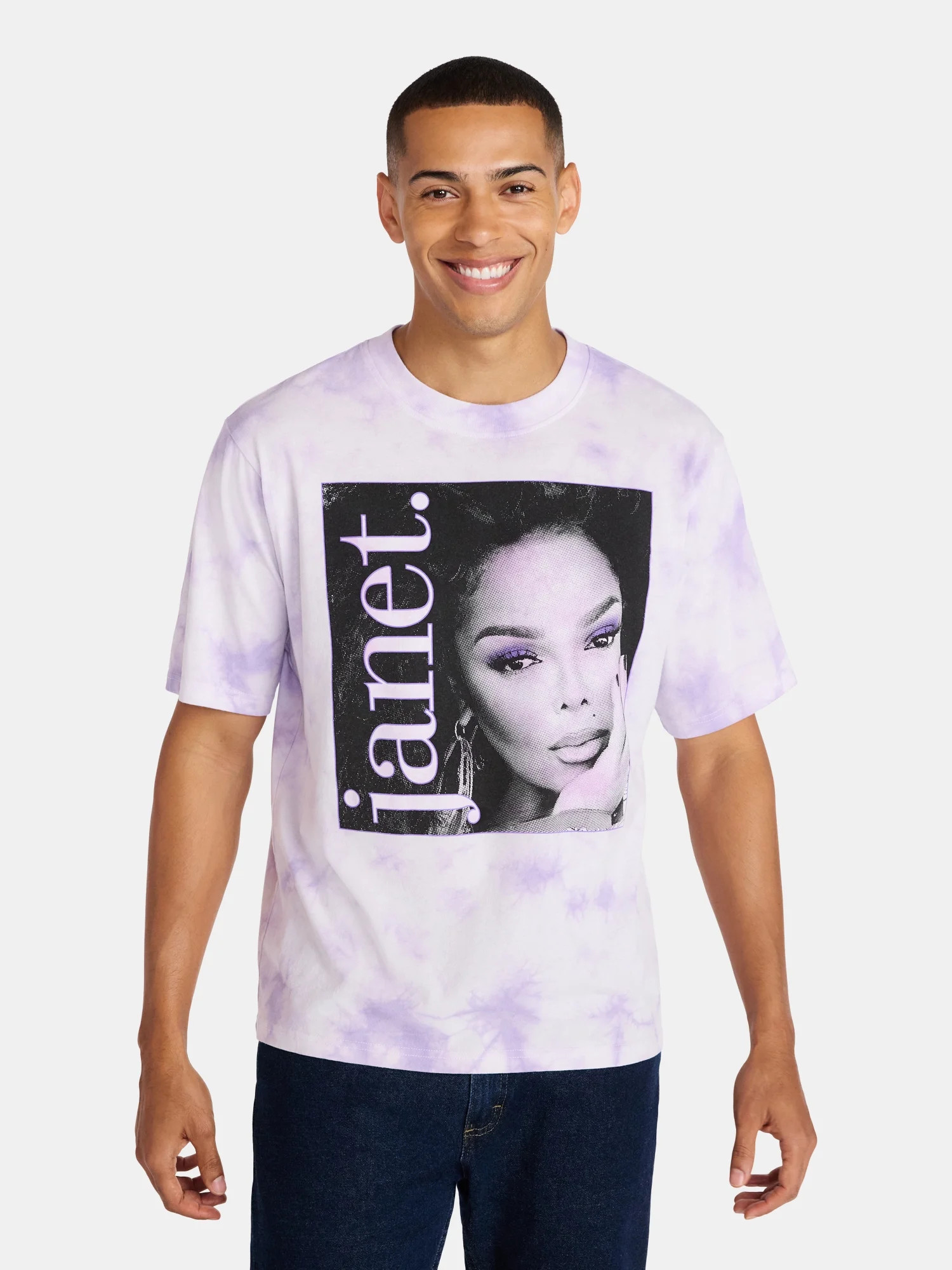 Janet Jackson Men's & Big Men's Oversized Graphic Tee Shirt, Sizes XS-3XL - Walmart.com | Walmart (US)