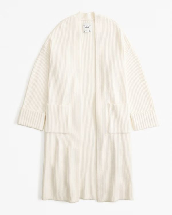 Ribbed Duster Cardigan | Abercrombie & Fitch (US)