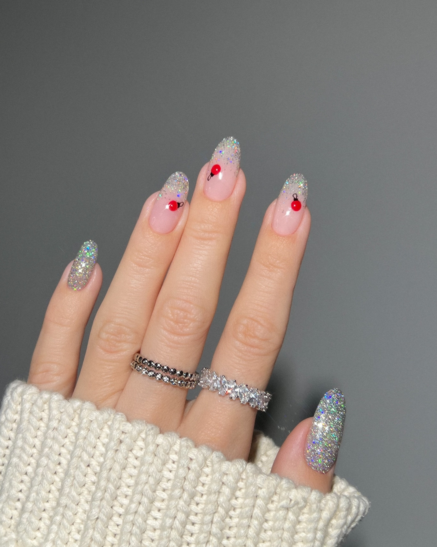 Frosty Szn Nails 🌨️✨🎄❣️❄️

#LTKHoliday #LTKSeasonal #LTKstyletip
