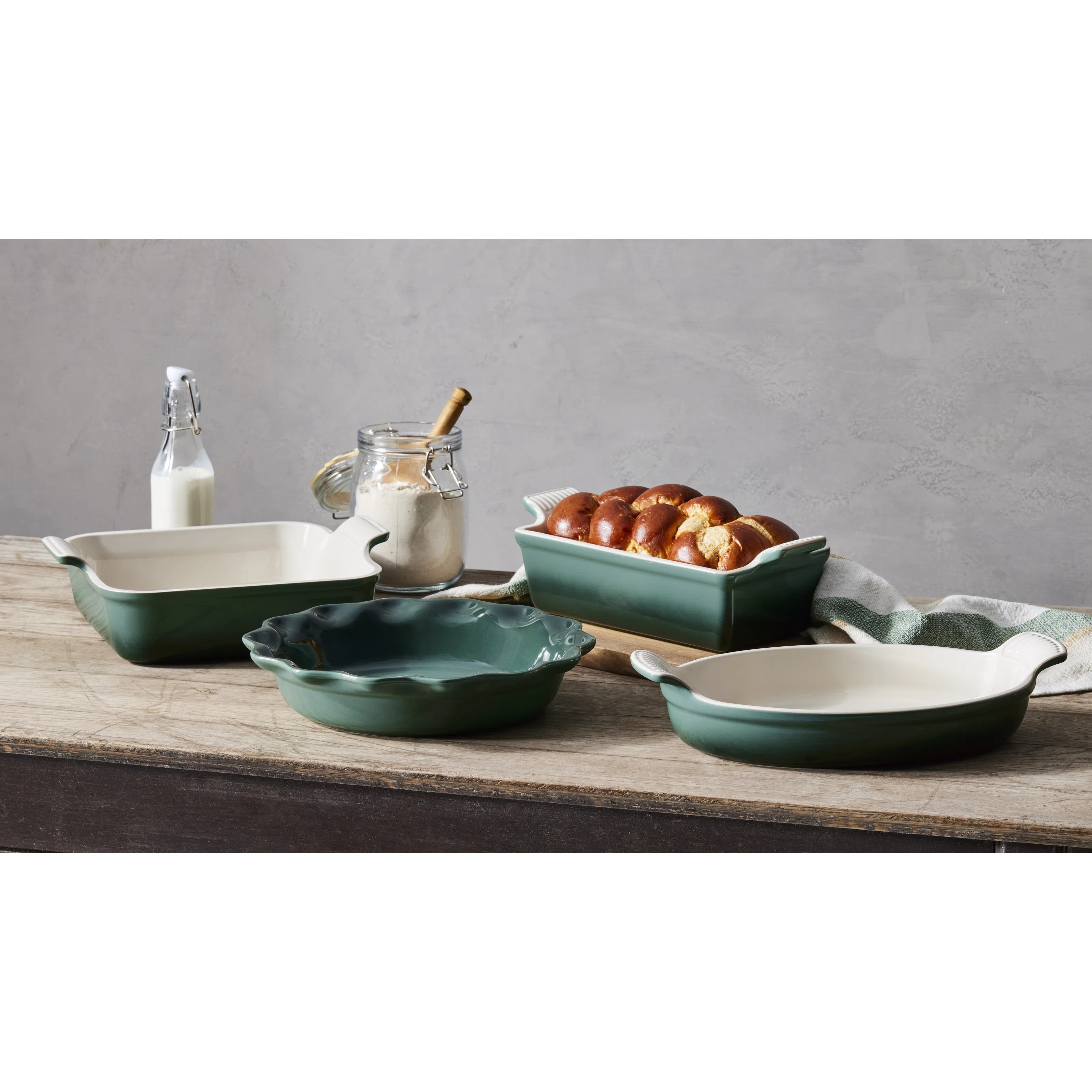 Le Creuset Stoneware 4 Piece Heritage Bakeware Set | Wayfair North America