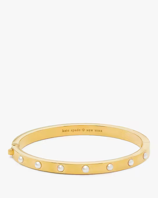 Set In Stone Hinged Bangle | Kate Spade (US)