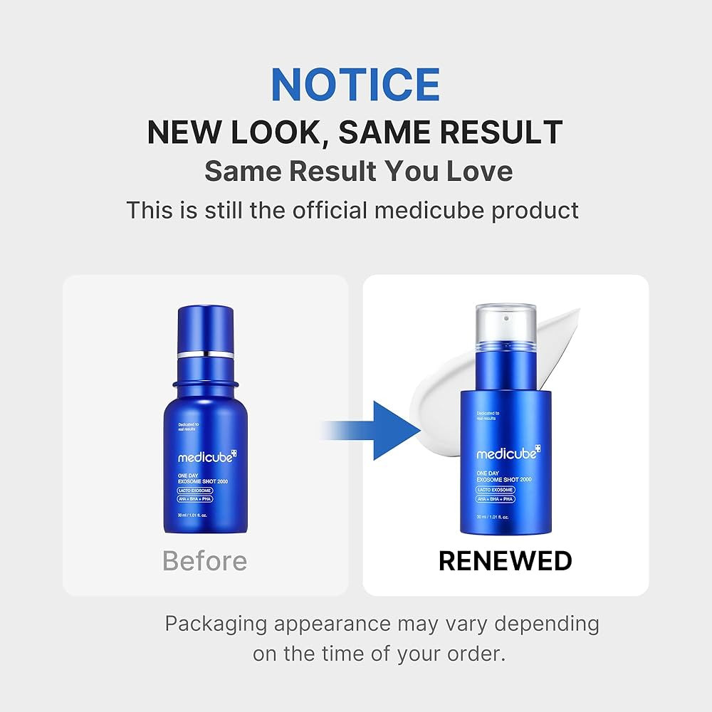 medicube Zero Exosome Shot 2,000 PPM Spicule Facial Serum | Liquid Skin Booster Serum | Exosome, ... | Amazon (US)