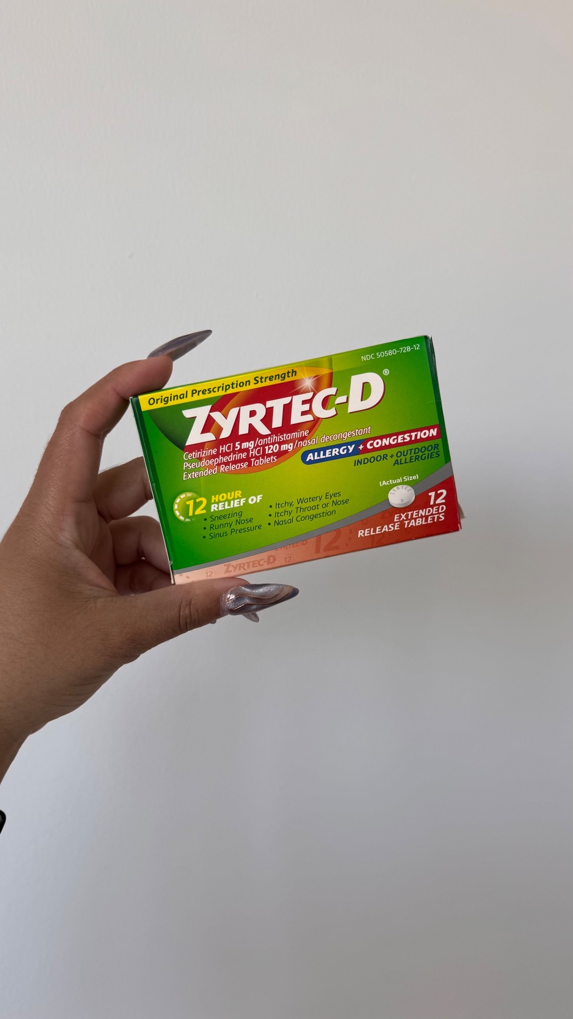 Zyrtec-D provides immediate allergy relief. I’ve been using it for over 10 years!

#LTKSeasonal