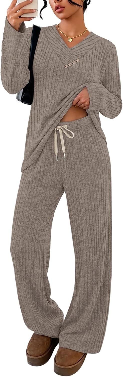 Sampeel Lounge Sets for Women Two Piece Fall Outfits Fashion Clothing | Amazon (US)