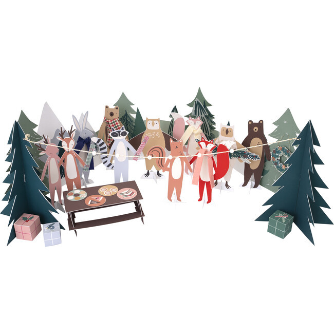 Woodland Paper Play Advent Calendar | Maisonette
