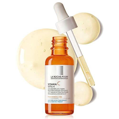 La Roche-Posay Pure Vitamin C Face Serum with Hyaluronic Acid & Salicylic Acid, Anti Aging Face S... | Amazon (US)