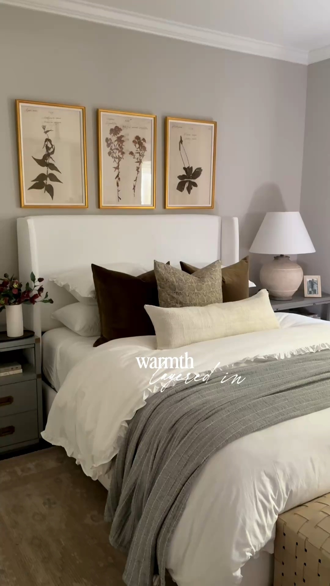 We created tranquil and serene guest bedroom for when my parents come to visit.

I leaned into a neutral color pallet of white, cream, brown and blue to make it feel like a warm hug.

The lumbar pillow is a vintage piece that I found that adds so much texture to the space. 

My inspiration for the space came from a previous project by Studio McGee that I had saved to my Pinterest account years ago.

#LTKSaleAlert #LTKHome