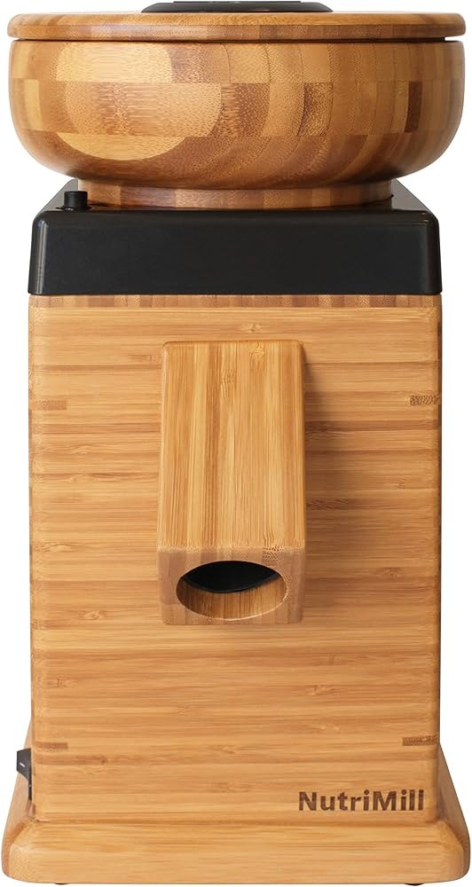 NutriMill Harvest Electric Stone Grain Mill, 450 Watt - Black | Amazon (US)