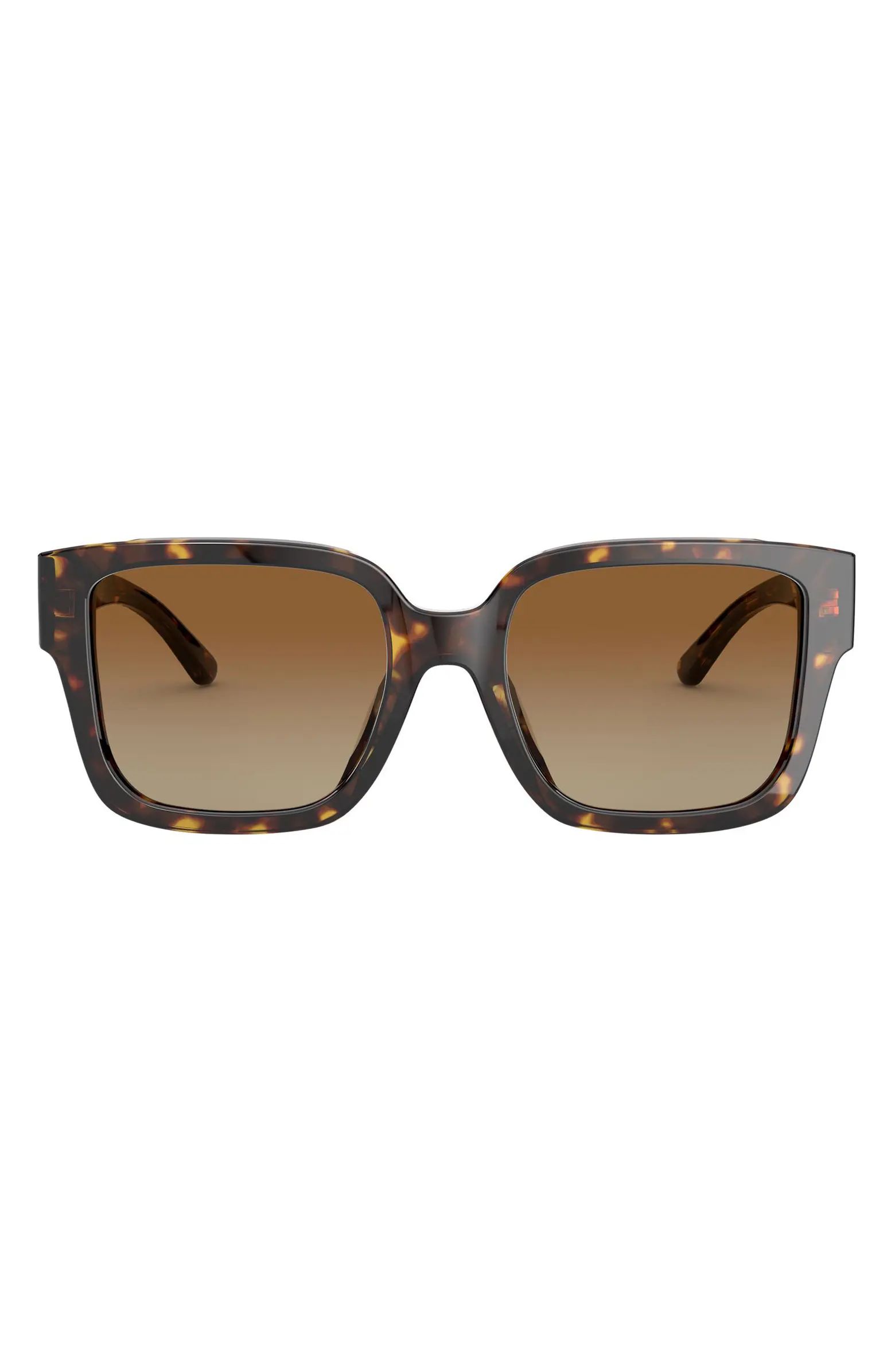 Tory Burch 53mm Polarized Gradient Square Sunglasses | Nordstromrack | Nordstrom Rack