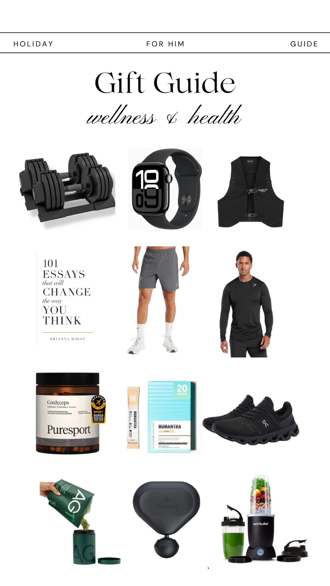 All the wellness gifts for the men in your life!!

#LTKgiftguide #LTKeurope #LTKuk
