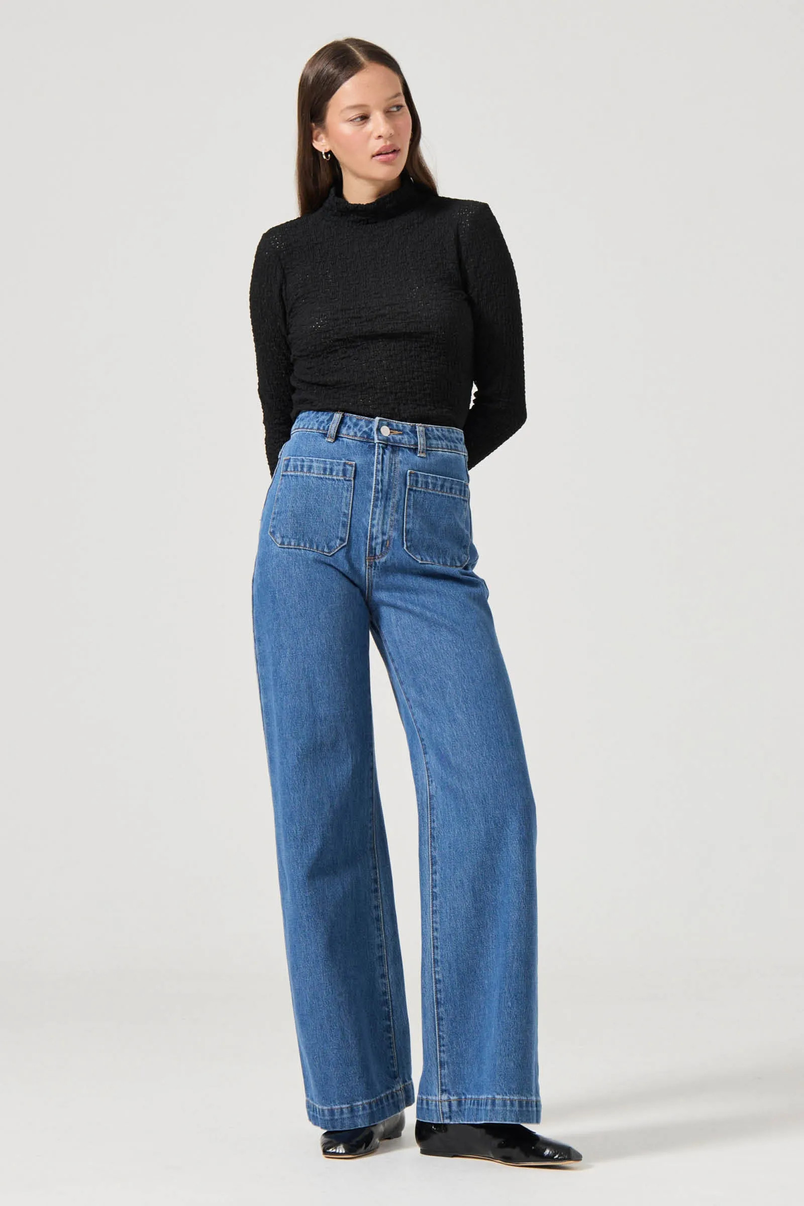 Buy Sailor Jean Long - Ashley Blue Online | Rollas Jeans | Rolla's Jeans APAC