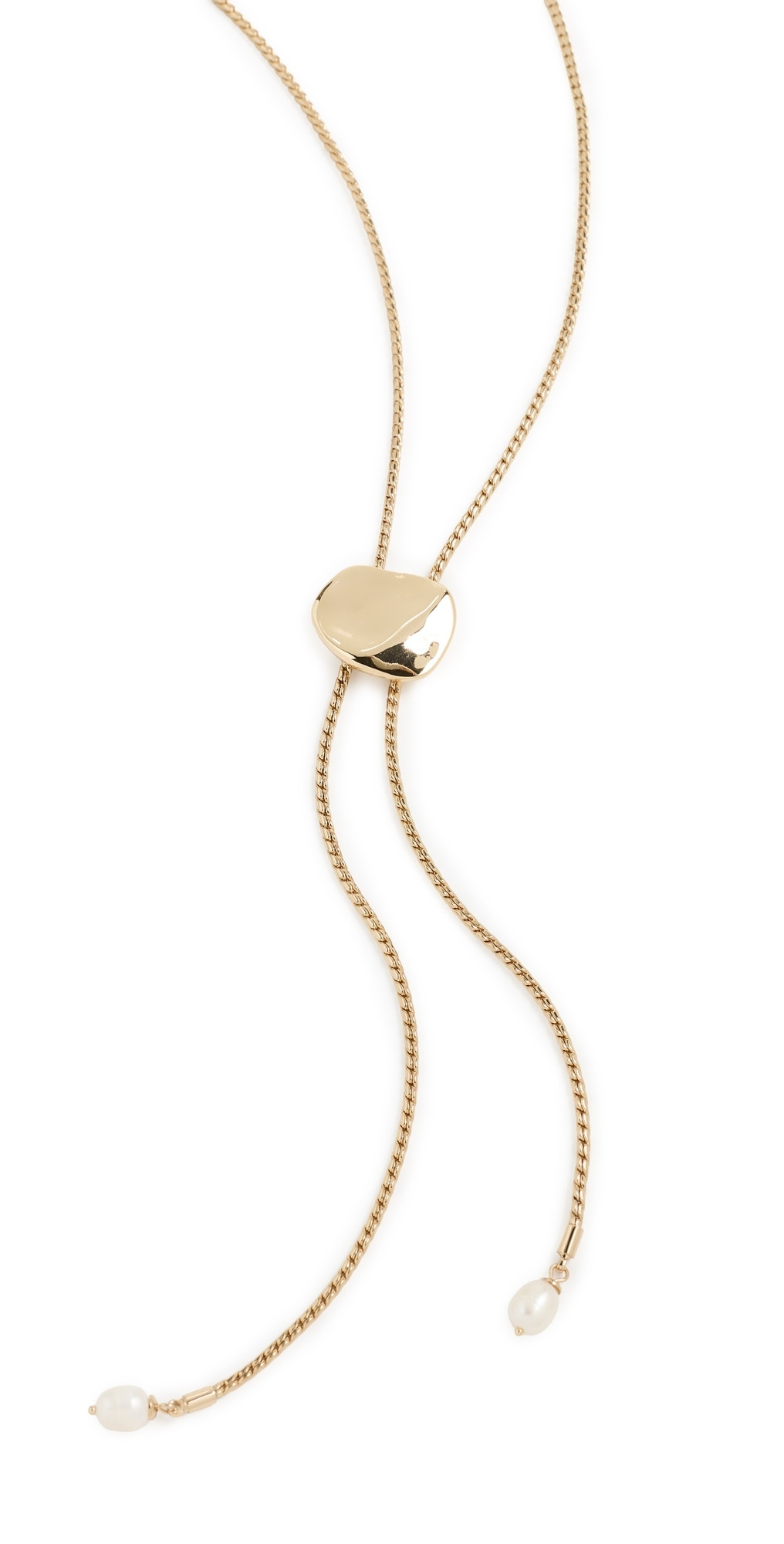 Ettika Liquid Luxe Bolo Necklace Gold One Size | Shopbop