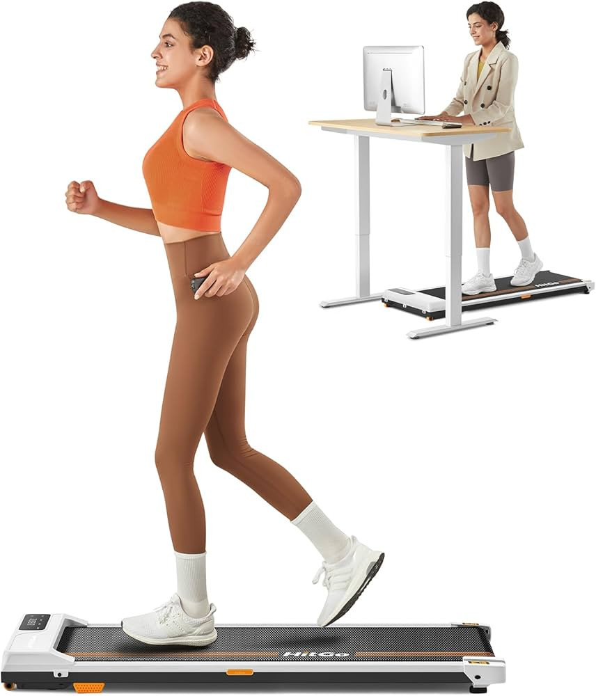Under Desk Treadmill - 2 in 1 Walking & Jogging Pad, Portable with Remote Control & App, 2.5HP Co... | Amazon (US)