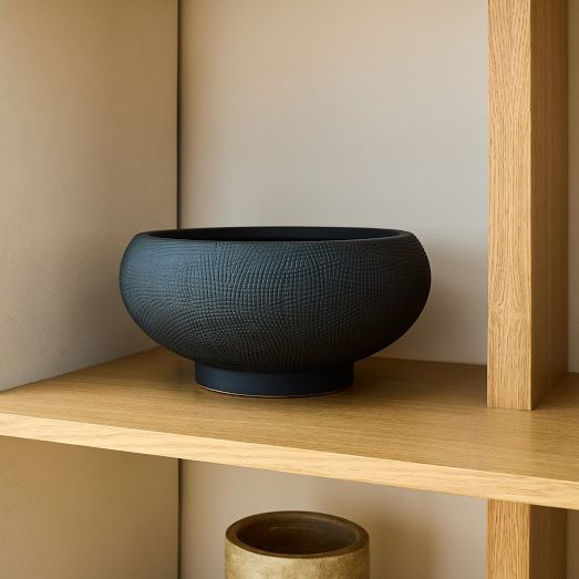 Combed Ceramic Vases | West Elm (US)