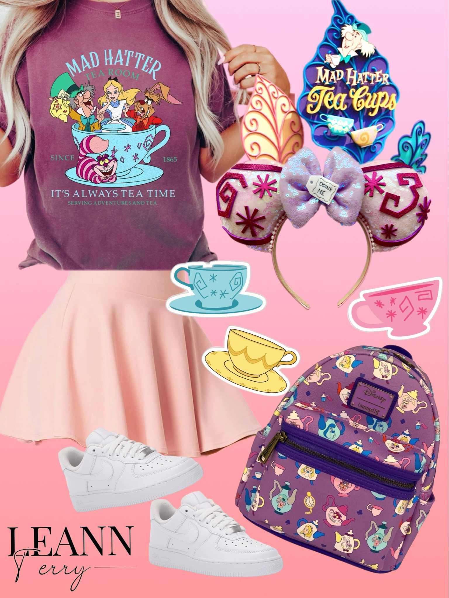 Spinning into whimsy with this tea cup ride-inspired outfit! 🎠✨ #TeaCupChic #CarouselStyle #DisneyInspired #OOTD #WhimsicalFashion #SpinMeRightRound #disneybound #disneyfashion