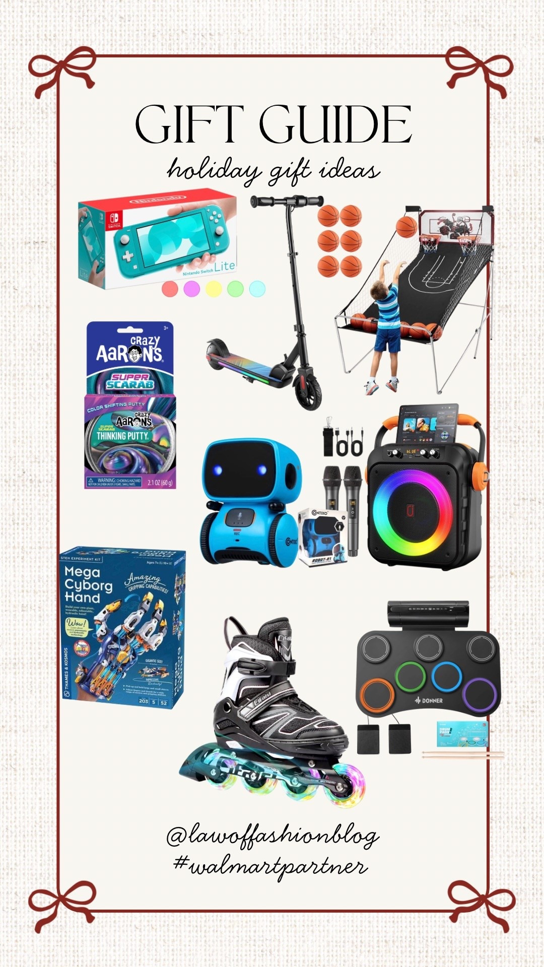 Walmart gift guide, gifts for boys, holiday gift guide, Walmart Christmas gifts, Walmart gifts for kids 

#LTKHoliday #LTKGiftGuide