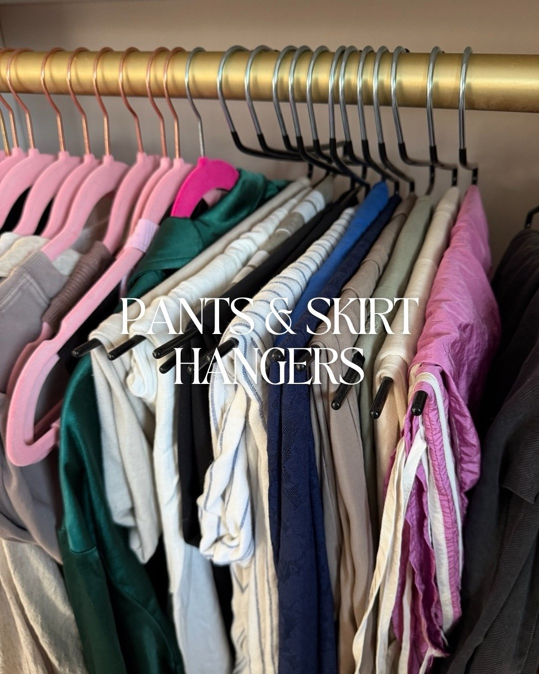 Love these open ended hangers for closet storage

#LTKHome #LTKSeasonal #LTKFindsUnder50