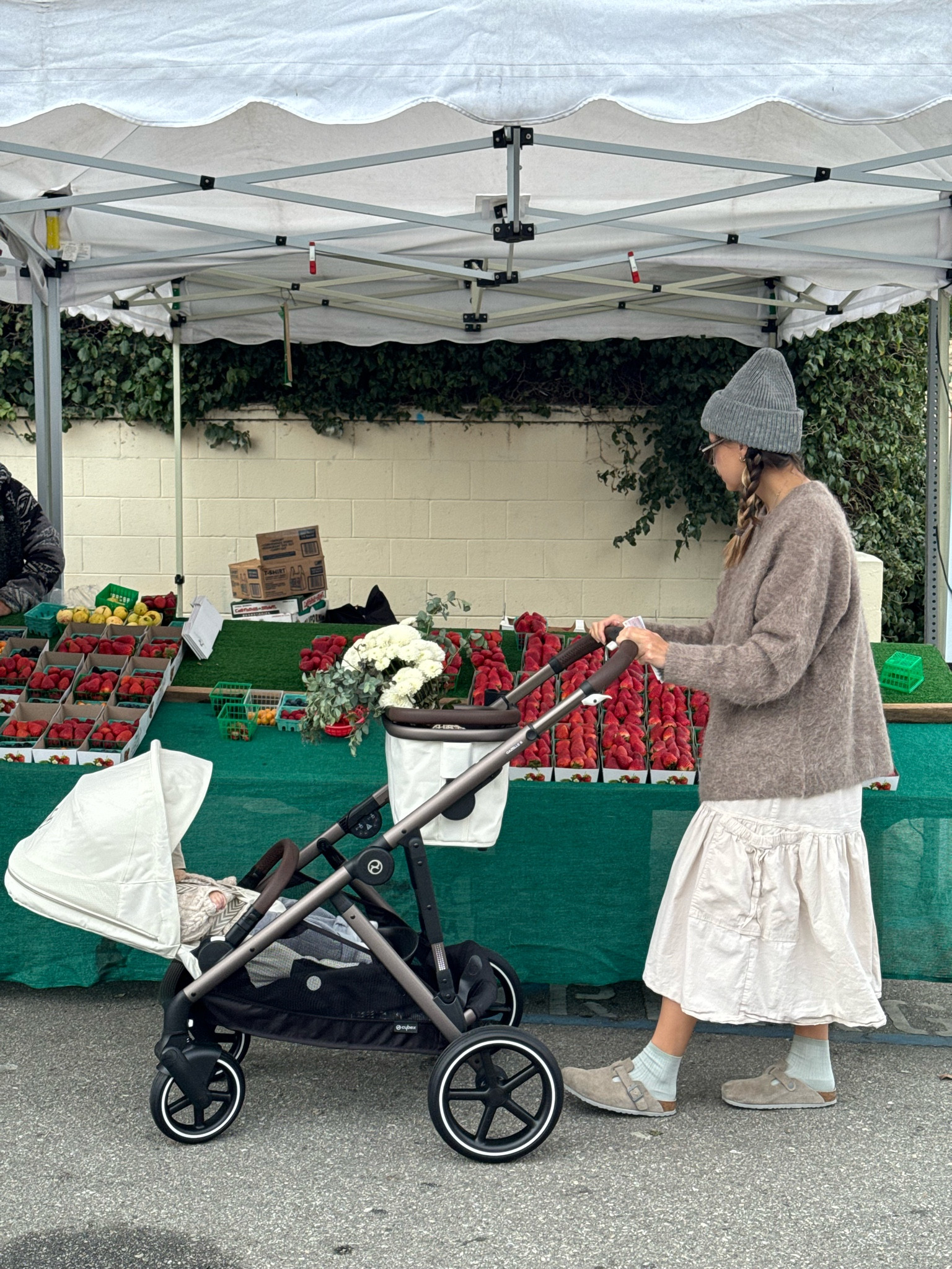 Farmers market style with my baby

#LTKBump #LTKFamily #LTKBaby