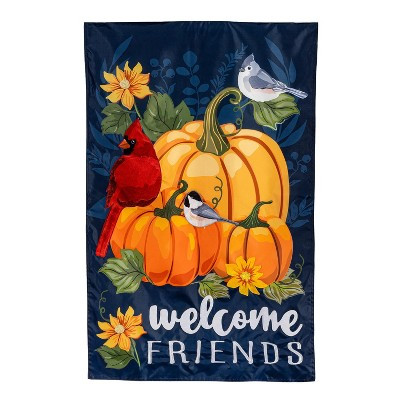 Evergreen Flag Welcome Friends of Fall House Flags 28x44 Double Sided, Pumkin Garden Flags for Outside, Fall Decorations for Home, Porch, Yard | Target