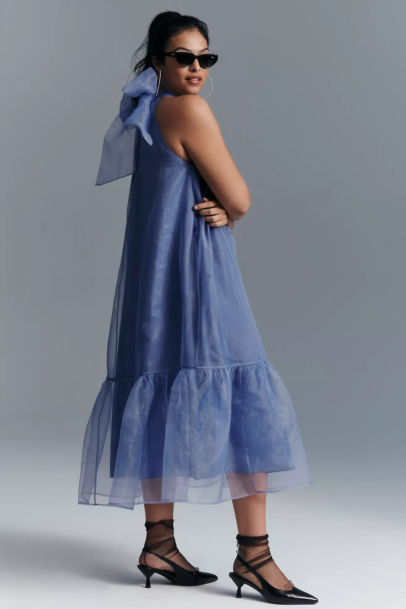 Maeve Tulle Halter Dress | Anthropologie (US)