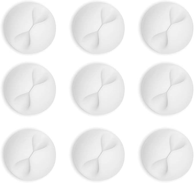 SmiLife Cable Clip, Acrylic Adhesive Charger Cord Holder, Wire Organizer for Desk, Wall, Car, Nig... | Amazon (US)