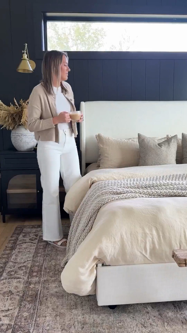 Nothing elevates a bedroom for autumn like Quince European linen bedding From…