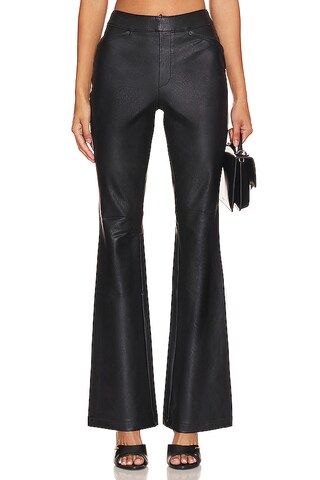 SPANX Flare Pants in Luxe Black from Revolve.com | Revolve Clothing (Global)