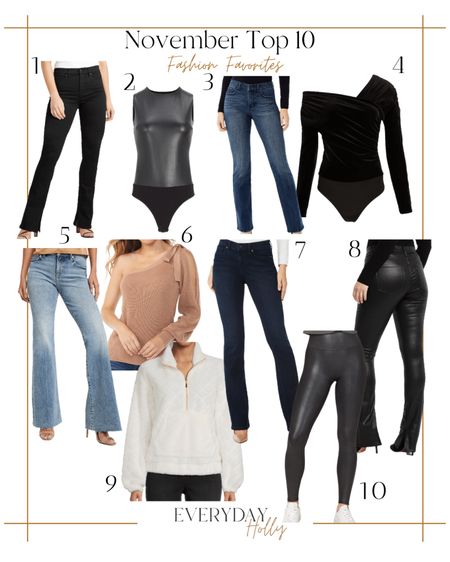 November Top 10 Fashion Staples! 

Womens fashion | top 10 | best sellers | holiday fashion | jeans | bodysuits | holiday outfits 

#LTKHoliday #LTKSeasonal #LTKstyletip