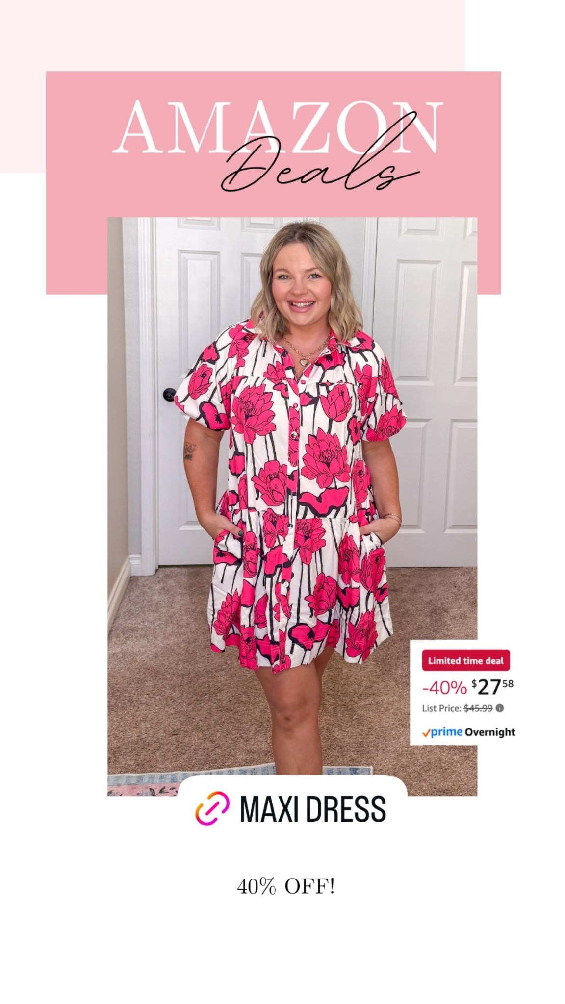 Floral dress on deal! Comes in a few colors!!

#LTKSeasonal #LTKMidsize