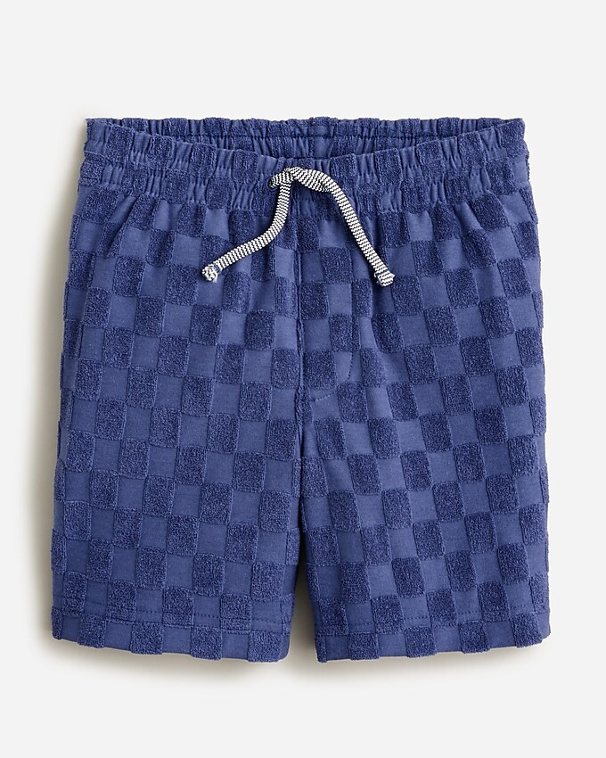 Kids' pull-on short in terry jacquard | J. Crew US