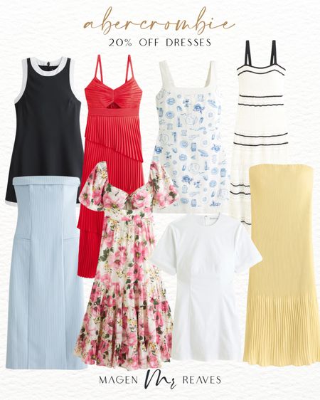 Abercrombie - 20% off dresses for spring and summer!!!

#LTKSeasonal #LTKfindsunder100 #LTKsalealert