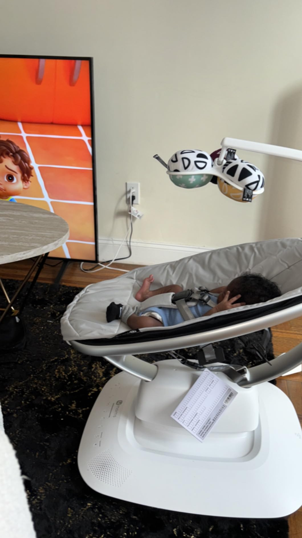 4moms MamaRoo Multi-Motion Baby Swing, Bluetooth Enabled with 5 Unique Motions, Grey | Amazon (US)