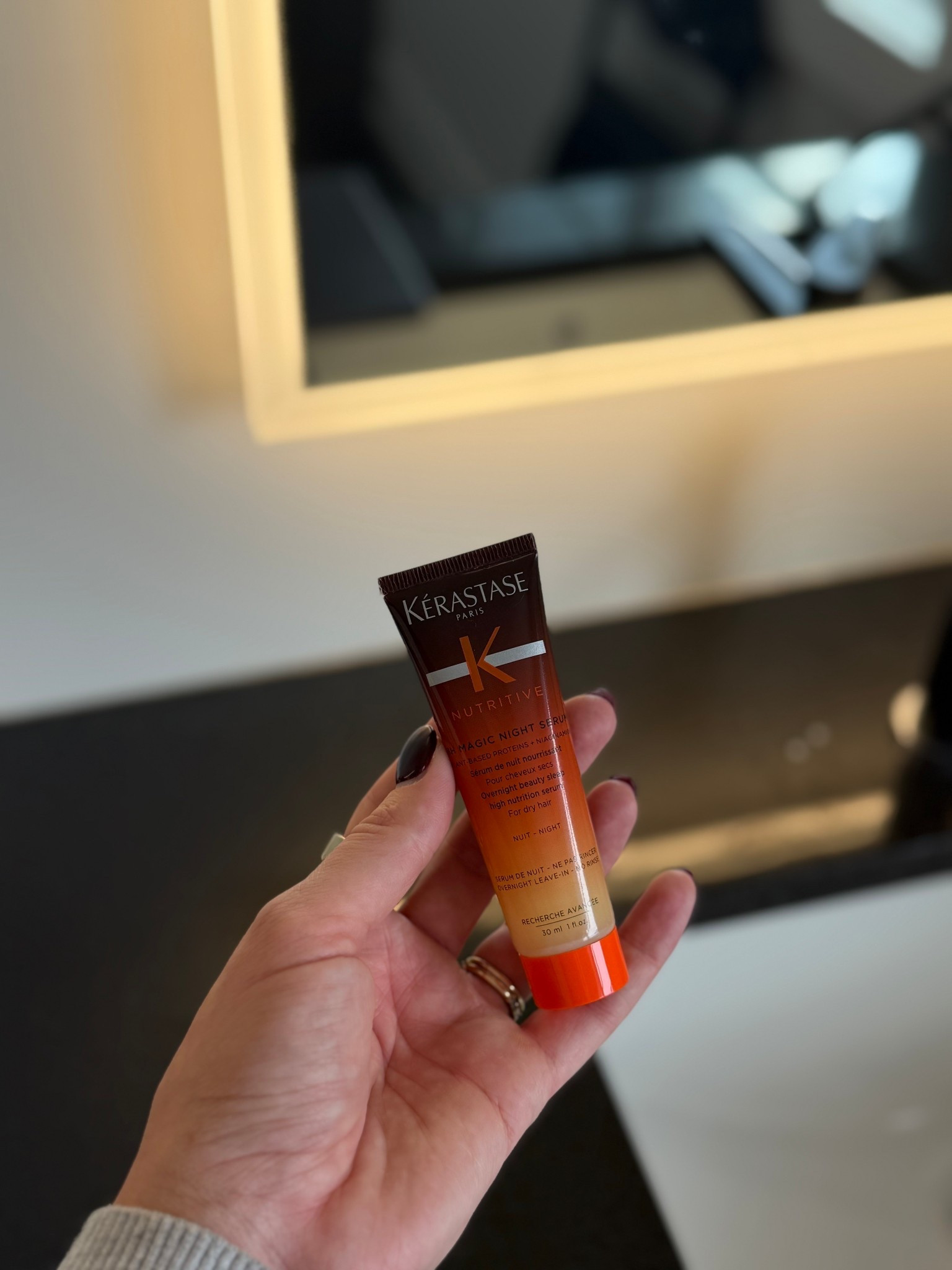 My top product right now! I’ve noticed such a big difference in how hydrated my hair is. I put it in every other night! I always used to have frizz the day after a blowout but I don’t have to touch up my hair now at all, ok that is all 🤭

#LTKbeauty #LTKcanada