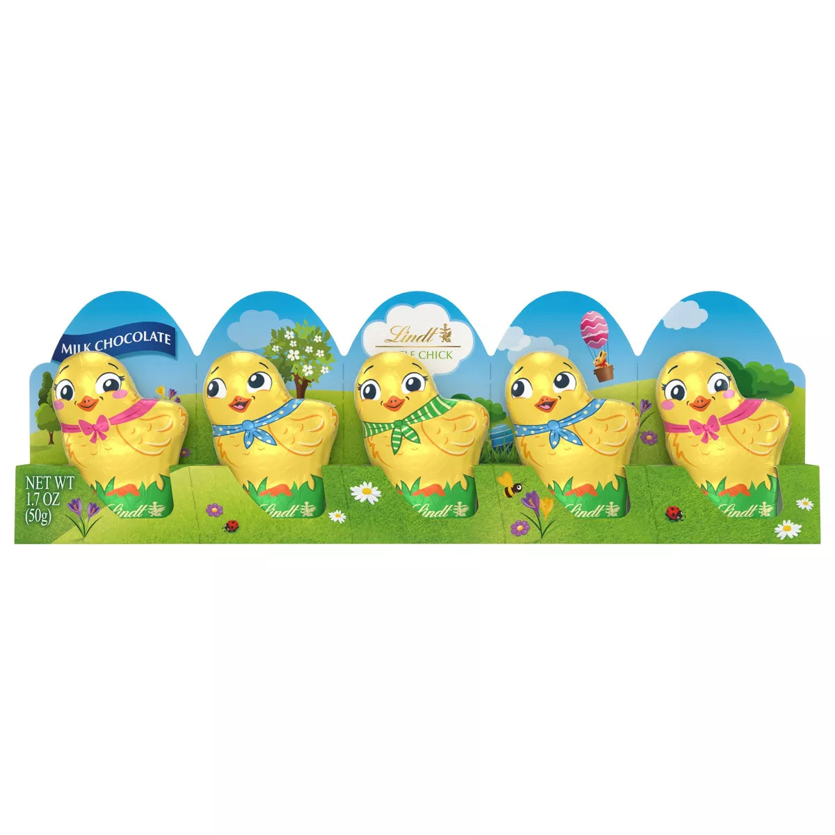 Lindt Easter Mini Chicks Milk Chocolate Candy - 1.7oz/5ct | Target