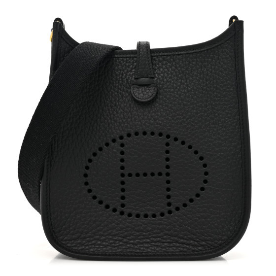 Taurillon Clemence Evelyne TPM Black | FASHIONPHILE (US)