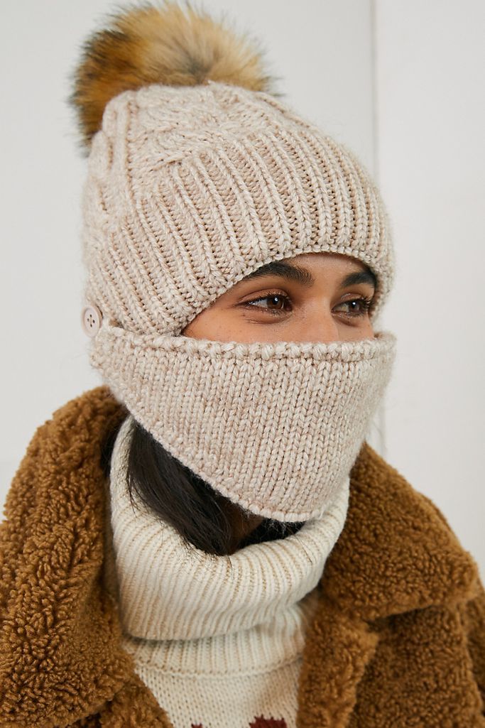 Norah Beanie + Reusable Face Mask Set | Anthropologie (US)