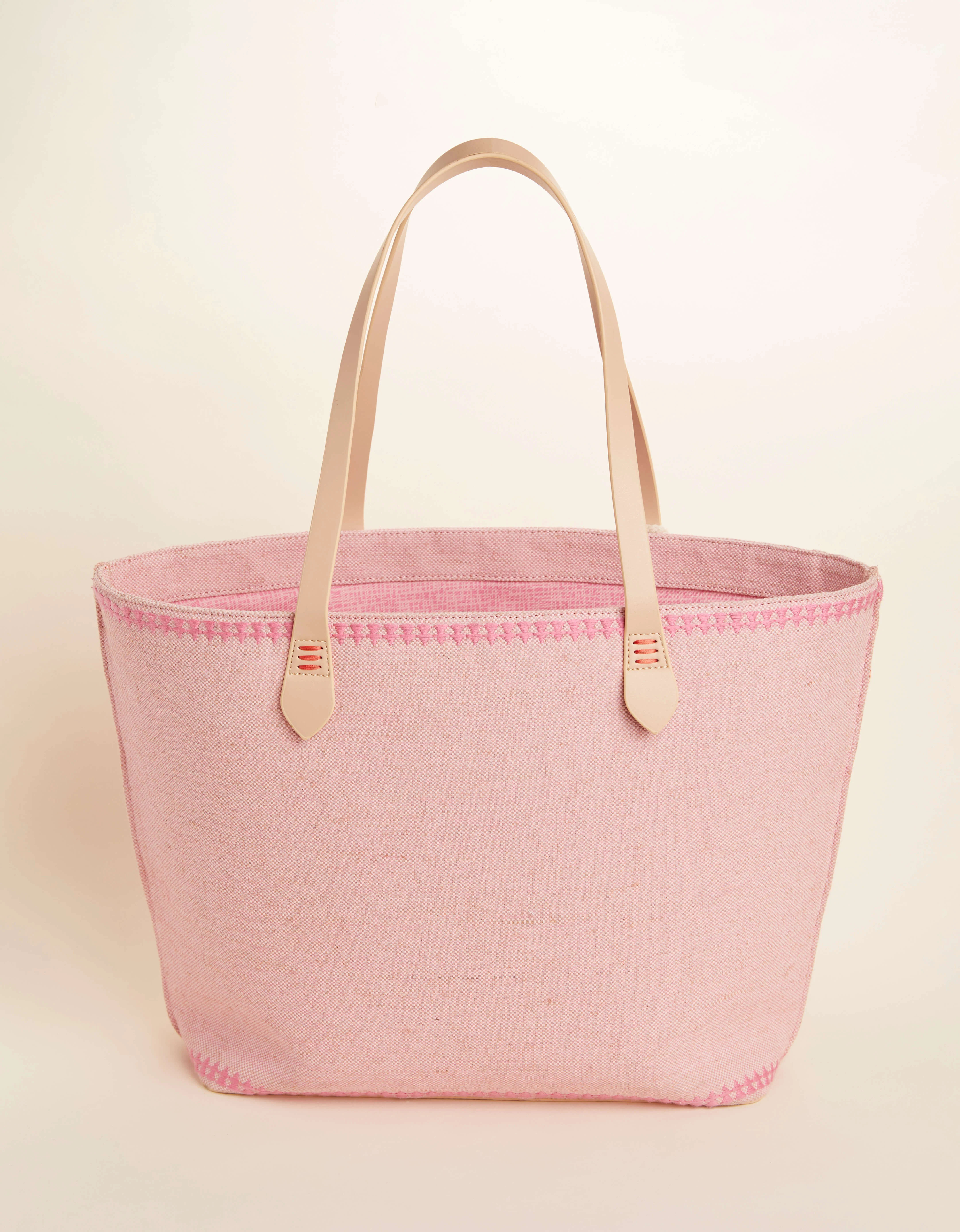 Fiesta Tote Richmond Hill Pink Palms | Spartina 449