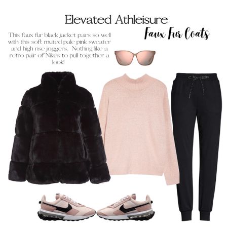 Faux fur coat by one of my favorite brands!  Love the black paired against blush pink 

#LTKHoliday #LTKfit #LTKSeasonal